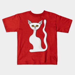 A Cute Kitten With Sweet Eyes Kids T-Shirt